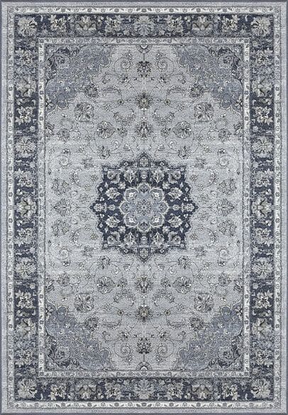 Dynamic Rugs ANCIENT GARDEN 57559-9686 Silver and Blue